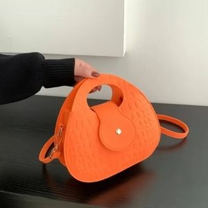 CROCODIE Embossed felt Double handle purse crossbows bag